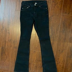 H&M black flare jeans